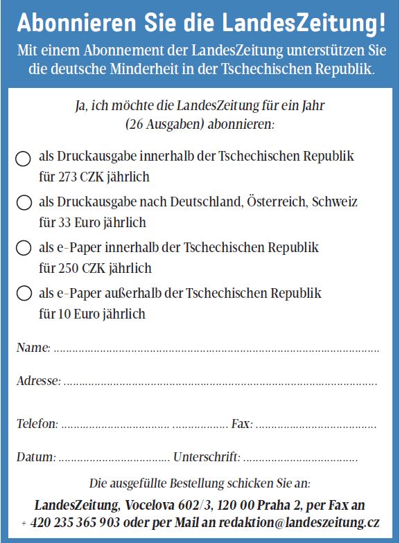 LandesZeitung Abonnement Bestellung