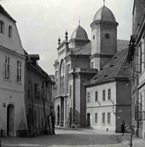 Saazer Synagoge (s-w, korrigiert)